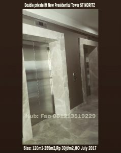 Dijual Apt ST MORITZ Tower New Presidential