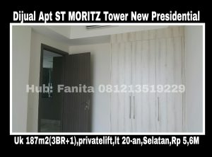 Dijual Apt ST MORITZ Tower New Presidential