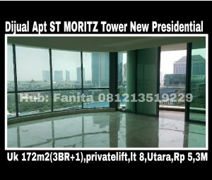 Dijual Apt ST MORITZ Tower New Presidential