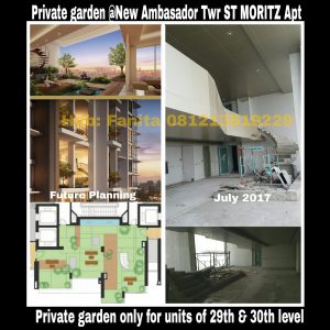 Dijual Apartment ST MORITZ Tower New Ambasador Jakarta Barat