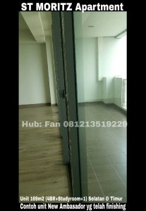 Dijual Apartment ST MORITZ Tower New Ambasador Jakarta Barat