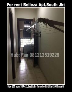 Disewakan Apartment Belleza Jakarta Selatan