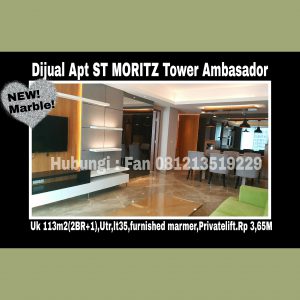 Dijual Apartment ST MORITZ Tower Ambasador Jakarta Barat