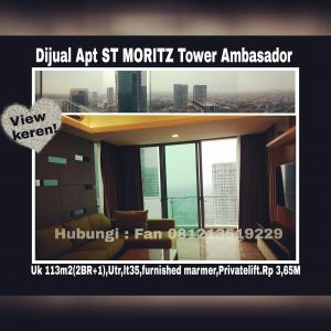 Dijual Apartment ST MORITZ Tower Ambasador Jakarta Barat