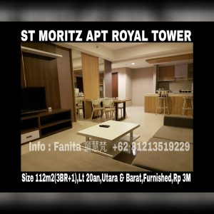Dijual Apartment ST MORITZ di Puri Indah Jakarta Barat