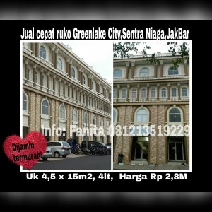 Dijual Rukan di Jakarta Barat