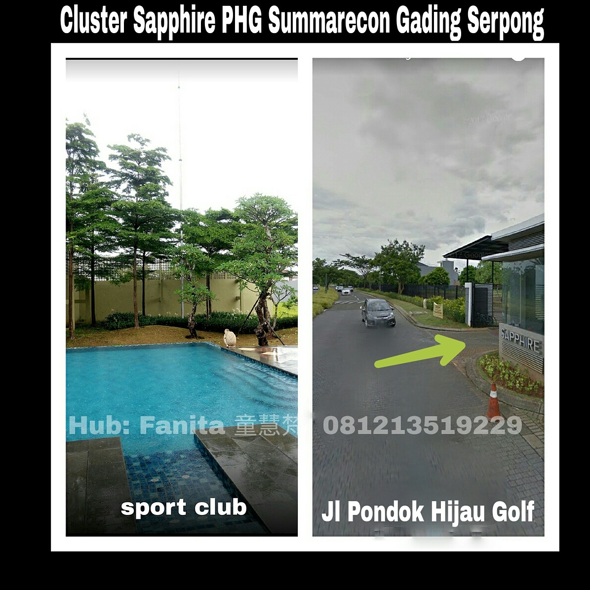 Dijual Kavling PHG Sumarecon Gading Serpong Cluster 