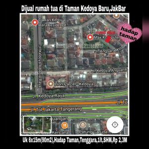 Dijual rumah di Jakarta Barat