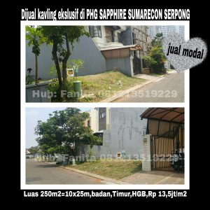 Dijual kavling di Serpong Tangerang