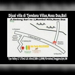 Dijual villa di Nusa Dua Bali