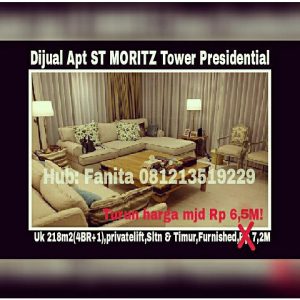 Dijual apartment di Puri Indah Jakarta Barat