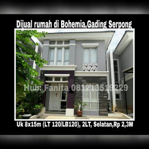 Dijual rumah di Gading Serpong Tangerang