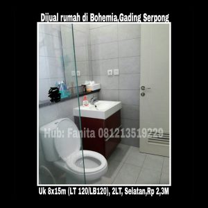 Dijual rumah di Gading Serpong Tangerang