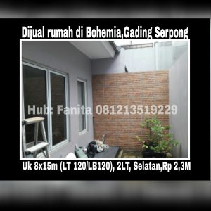 Dijual rumah di Gading Serpong Tangerang