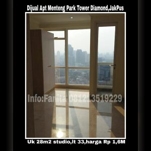 Dijual apartment di Jakarta Pusat