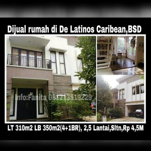 Dijual rumah di BSD Tangerang