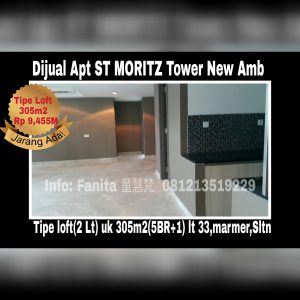 Dijual apartment St Moritz di Puri Indah Jakarta Barat