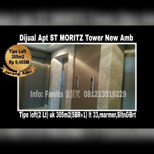 Dijual apartment St Moritz di Puri Indah Jakarta Barat