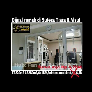 Dijual rumah di Alam Sutera Serpong Tangerang