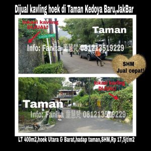 Jual Kavling Hunian di Taman Kedoya Baru Jakarta Barat