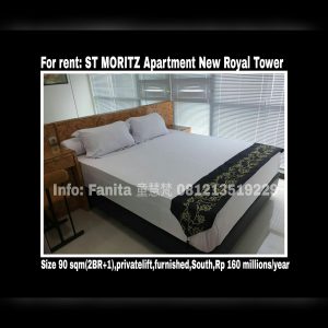 Disewakan apartment St Moritz Puri Indah Jakarta Barat
