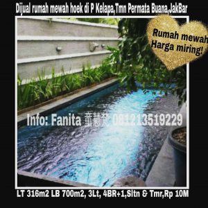 Dijual rumah di Taman Permata Buana Jakarta Barat