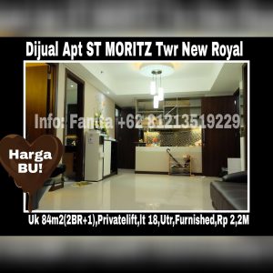 Dijual apartment St Moritz Puri Indah Jakarta Barat
