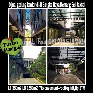 Dijual gedung kantor di Jakarta Selatan