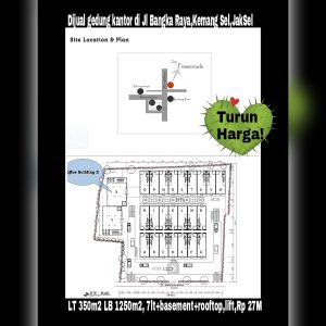 Dijual gedung kantor di Jakarta Selatan