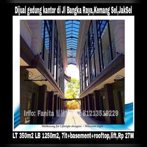 Dijual gedung kantor di Jakarta Selatan