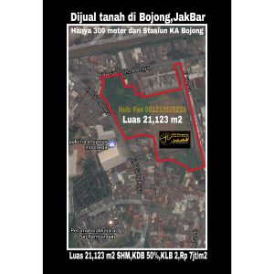 Dijual tanah di Bojong Jakarta Barat