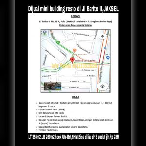 Dijual gedung resto di Jakarta Selatan