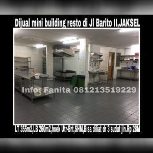 Dijual gedung resto di Jakarta Selatan