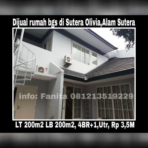 Dijual rumah di Alam Sutera Tangerang