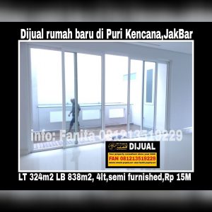 Dijual rumah baru di Puri Kencana Jakarta Barat