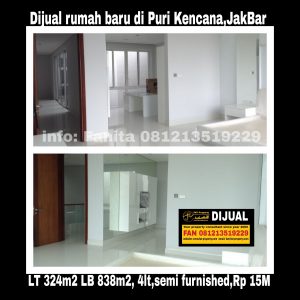 Dijual rumah baru di Puri Kencana Jakarta Barat