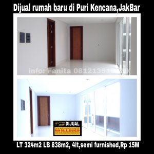 Dijual rumah baru di Puri Kencana Jakarta Barat