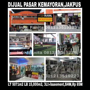 Dijual gedung Pasar Kemayoran