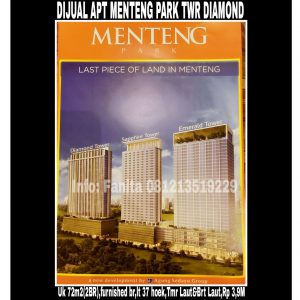 Dijual Apartemen Menteng Park Jakarta Pusat