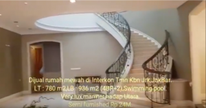 Dijual rumah di Taman Kebon Jeruk Intercon Jakarta Barat