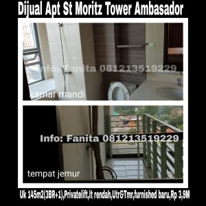 Dijual apartment St Moritz Puri Indah Jakarta Barat