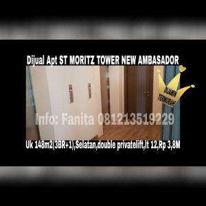 Dijual apartment St Moritz Puri Indah Jakarta Barat