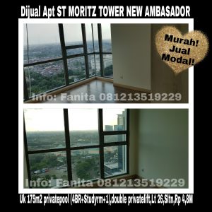 Dijual apartment St Moritz di Puri Indah Jakarta Barat