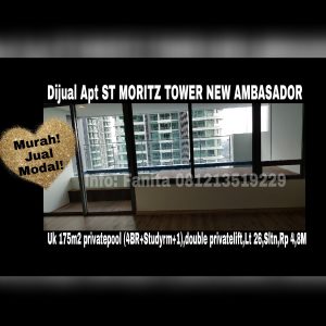 Dijual apartment St Moritz di Puri Indah Jakarta Barat