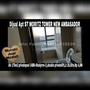 Dijual apartment St Moritz di Puri Indah Jakarta Barat