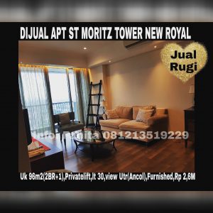 Dijual apartment St Moritz Puri Indah Jakarta Barat