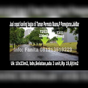 Dijual Kavling di Taman Permata Buana Jakarta Barat
