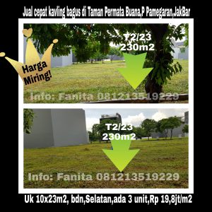 Dijual Kavling di Taman Permata Buana Jakarta Barat