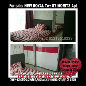 Dijual apartment St Morits di Puri Indah Jakarta Barat