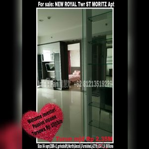 Dijual apartment St Morits di Puri Indah Jakarta Barat